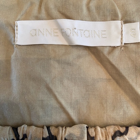 ANNE FONTAINE ELOISE DYED SILK TOP SZ 40 US M - Picture 5 of 9